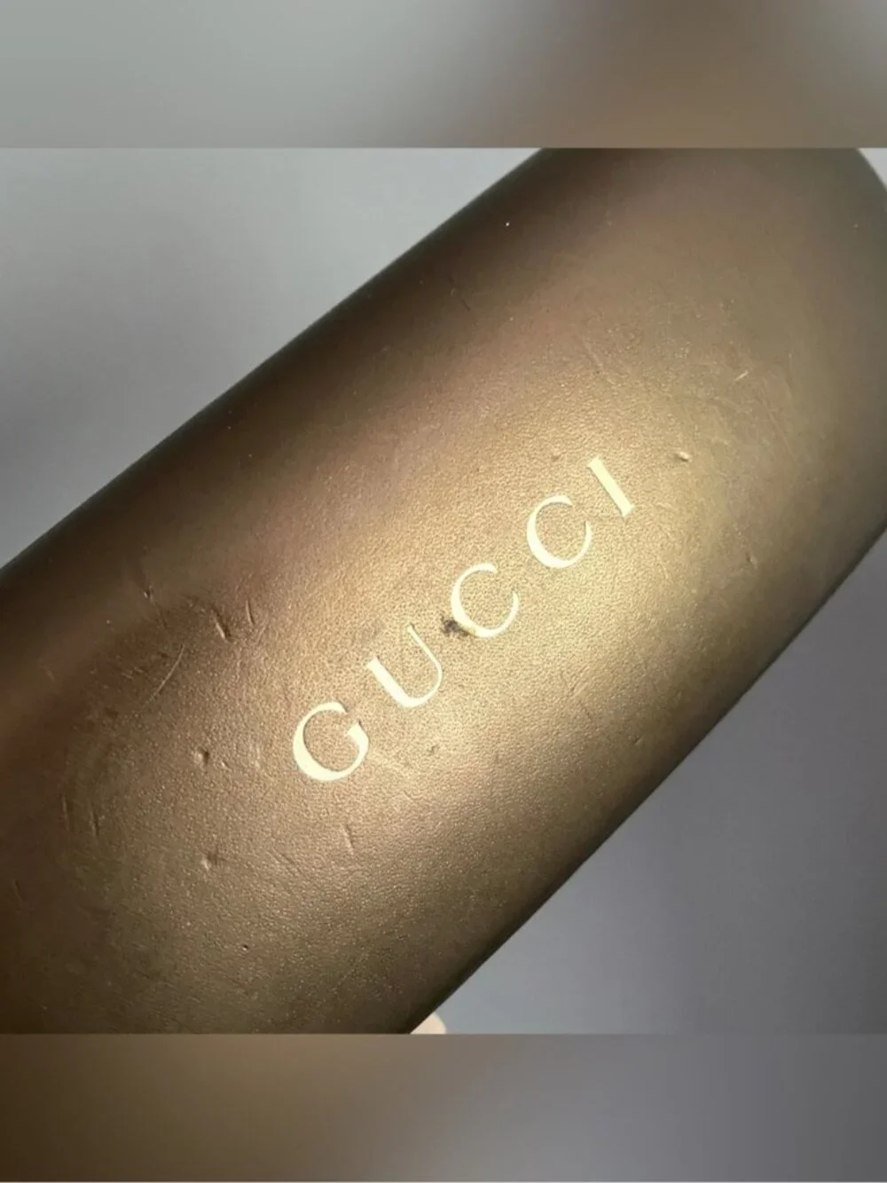 Gucci Hard Eyeglasses Sunglasses Glasses Clamshell Hinged Case